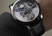 Introducing – The 1000-Hour Power Reserve Haute-Rive Honoris
Meccanica, with Fully Exposed Mechanics