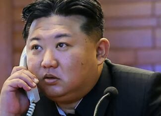 North Korean leader Kim Jong Un watches missile tests
