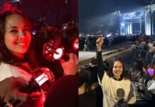 Megan Young watches BTS live for the first time