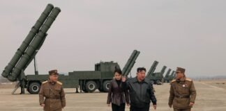 Kim Jong Un Watches Rocket Test with Daughter as Tensions Rise