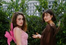 Katarina Zhu & Rachel Sennott Wore Matching Anna Sui Butterfly Dresses For The ‘Bunnylovr’ Premiere