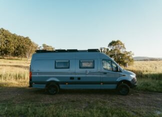 This Bespoke Camper Van Stuns With a Jaw-Dropping Interior and a Genius Rear Bathroom
