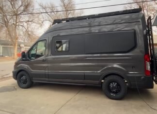 This Bespoke Transit Camper Van Was Built to the Ultimate Ski Trip Home on Wheels