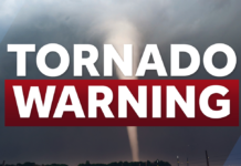 Tornado warning issued for parts of North Carolina