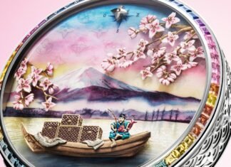 New Louis Vuitton pocket watch is an ode to Mount Fuji – it’s a work of art