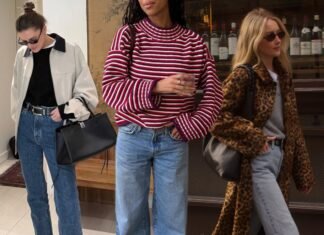How Fashion People Across the Globe Are Styling the Latest Denim Trends