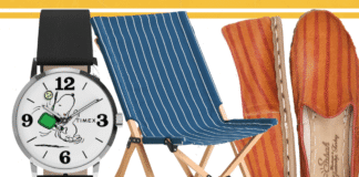 Products of the Week: Snoopy Watches, Bedding and Striped Shoes