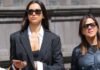 Dua Lipa looks effortlessly stylish as she totes £8,000 Louis Vuitton handbag while stepping out with lookalike mum Anesa in NYC