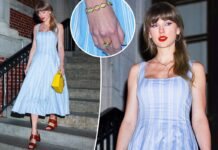 Taylor Swift dazzles in opal jewelry once owned by Elizabeth Taylor