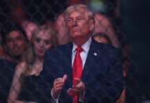 Trump watches UFC fights ‘impassively’ after Iran talks unsuccessful