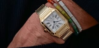 First Look – Cartier Unveils a Trilogy of Santos-Dumont with
Precious Metal Bracelets