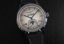 First Look – The New Silver-Toned Patek Philippe In-Line
Perpetual Calendar 5236P