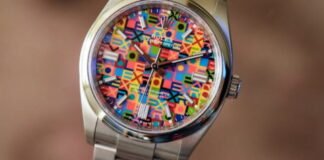 Hands-on – The Rolex Oyster Perpetual 36 with Multicoloured
Jubilee Dial