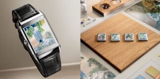 Jaeger-LeCoultre’s New Reverso Watches Were Hand-Painted With Hokusai Waterfalls Over Hundreds of Hours