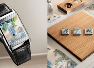 Jaeger-LeCoultre’s New Reverso Watches Were Hand-Painted With Hokusai Waterfalls Over Hundreds of Hours