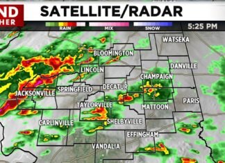 Tornado Warning issued in parts of central IL as watches expanded across area