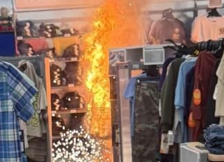 Police: Suspect set fire inside Elkton Walmart then stole jewelry