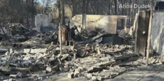 Brantley County family watches home burn during terrifying evacuation