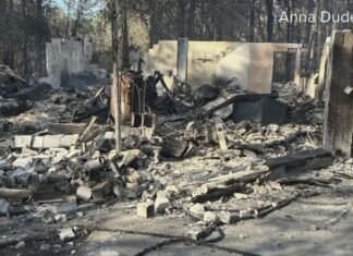 Brantley County family watches home burn during terrifying evacuation
