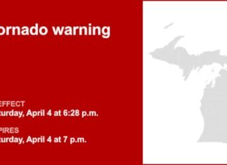 Update: Tornado warning active for Macomb County Saturday evening