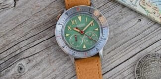 First Look – The Albishorn Thundergraph Khumbu, an Imaginary
Vintage Chronograph for Alpine Exploration