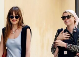 Dakota Johnson and Jessie Buckley Offer Two Different Takes on the Same Spring Outfit Formula