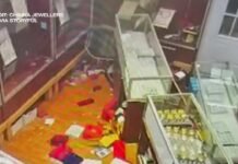 Thief rams stolen car through jewelry store