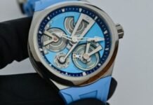 Hands-on – The New, Blue-Toned Greubel Forsey Balancier 3 in
Titanium