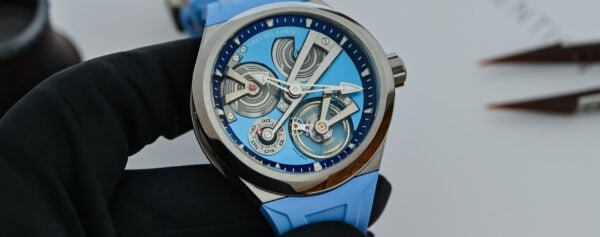 Hands-on – The New, Blue-Toned Greubel Forsey Balancier 3 in
Titanium