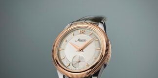 Minerva introduces The Unveiled Crownless with
bezel-operated winding and time-setting
