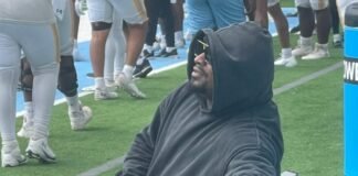 NFL’s Marshawn Lynch watches as Southern’s defense, offense show progress under Faulk