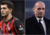 Christian Pulisic watches closely as Milan boss Massimiliano Allegri addresses Italy coaching links to repl…
