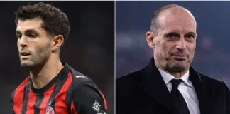 Christian Pulisic watches closely as Milan boss Massimiliano Allegri addresses Italy coaching links to repl…