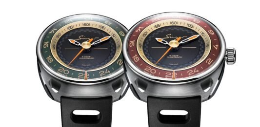 Singer Reimagined DualTrack: dual time with peripheral
24-hour display