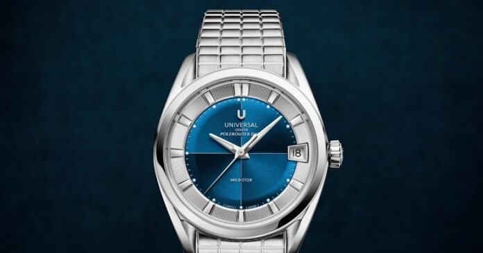 Universal Genève relaunches the Polerouter with 11 new
models in 39 mm and 37 mm