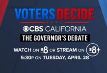 How to watch the April 28 California governor debate live