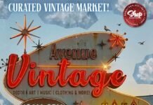 Shop Vintage Art, Clothing, Music and Jewelry at Haddon Square Market in Haddon Township May 2