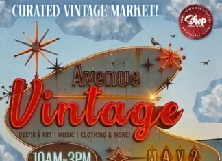 Shop Vintage Art, Clothing, Music and Jewelry at Haddon Square Market in Haddon Township May 2