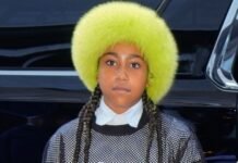 North West Shares Look at Her Dazzling 14K White Gold Grills