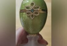 A man stole a handbag outside a London pub. Inside was a Faberge egg and watch worth nearly $3 million.