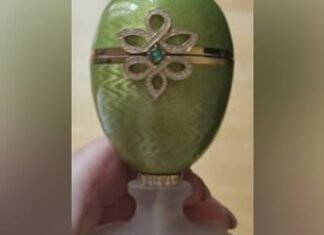A man stole a handbag outside a London pub. Inside was a Faberge egg and watch worth nearly $3 million.