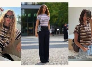 Not White, Not Black—the Trendy Tee Every Fashion Person Is Wearing This Spring