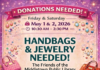 Annual Jewelry & Handbag Sale; Seeking Community Donations