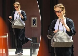 Jennifer Lawrence paired a $540 handbag with these iconic $35 slides