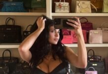 Kylie Jenner’s Gives A Rare Peak at Her Hermès Handbag Wall