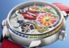 This Louis Vuitton watch is an explosion of pop art colour – and the dial moves!