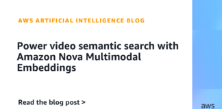 Power video semantic search with Amazon Nova Multimodal Embeddings