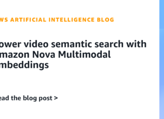 Power video semantic search with Amazon Nova Multimodal Embeddings