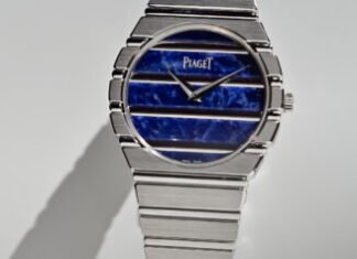 First Look – The Piaget Polo 79 Returns in White Gold with a
Blue Sodalite Dial