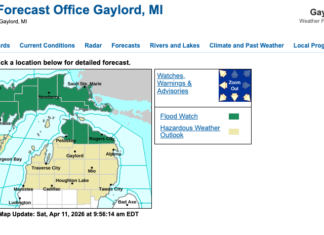 Northern Michigan under flood watch weather alert ahead of rain